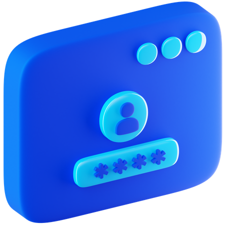 Login  3D Icon