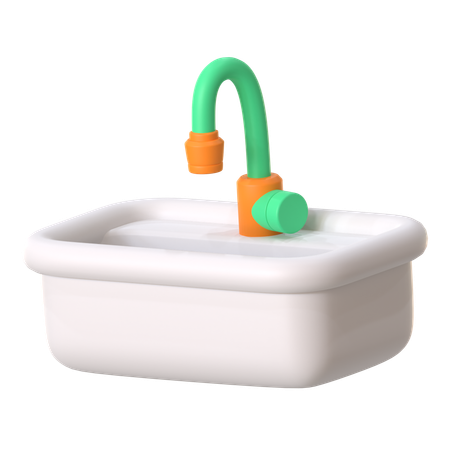 Lavabo  3D Icon