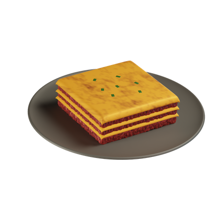 Lasagne  3D Icon