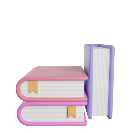 Libros  3D Illustration