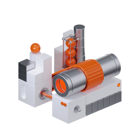 Motor  3D Icon