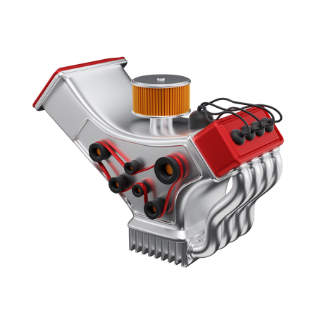 Motor  3D Icon