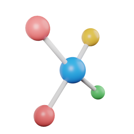 Molekül  3D Illustration