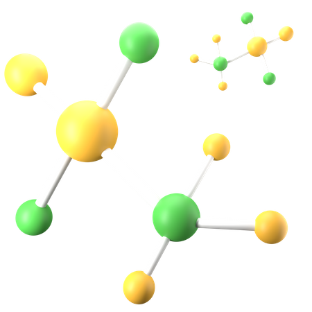 Molekül  3D Icon