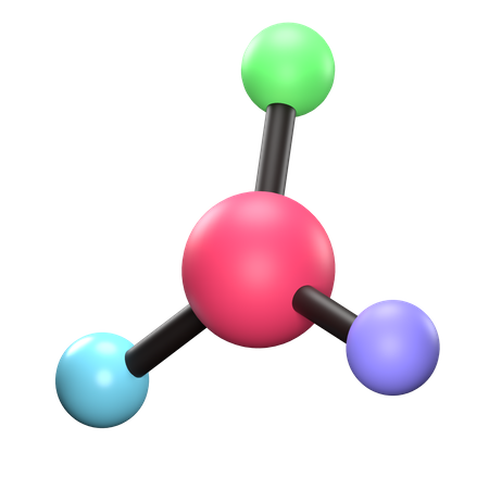 Molekül  3D Icon