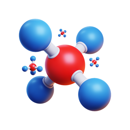 Molekül  3D Icon