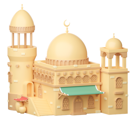 Moschee  3D Illustration