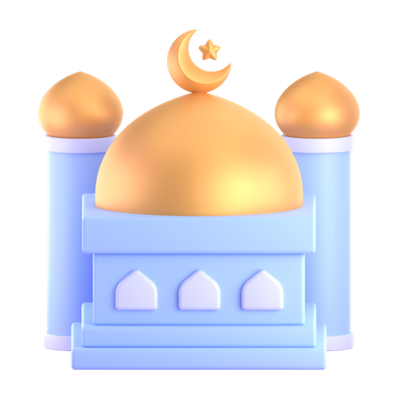 Moschee  3D Illustration