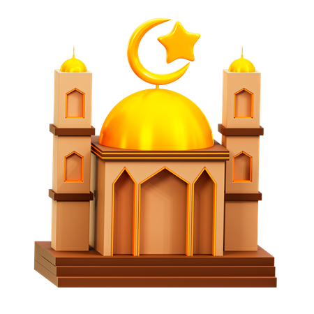 Moschee  3D Illustration