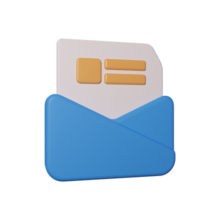 Mail  3D Illustration