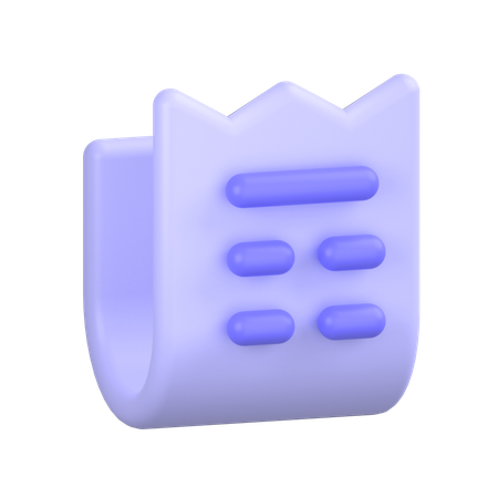 문서  3D Icon