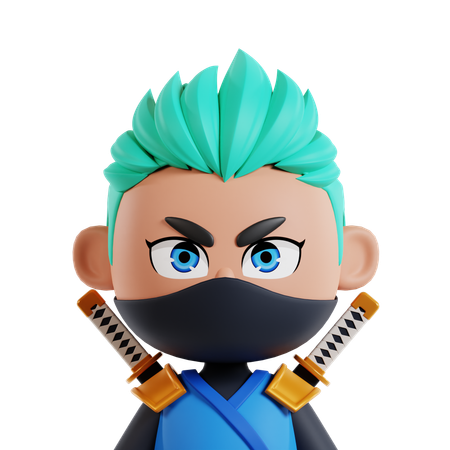 Ninja  3D Icon