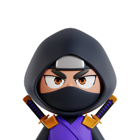 Ninja  3D Icon