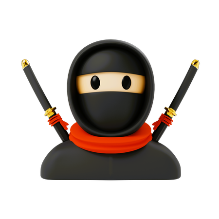 Ninja  3D Icon