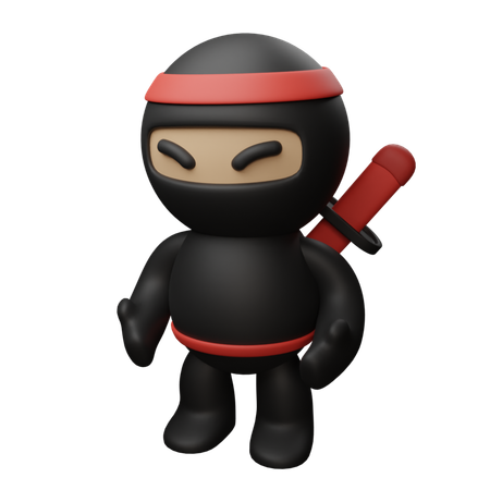 Ninja  3D Icon