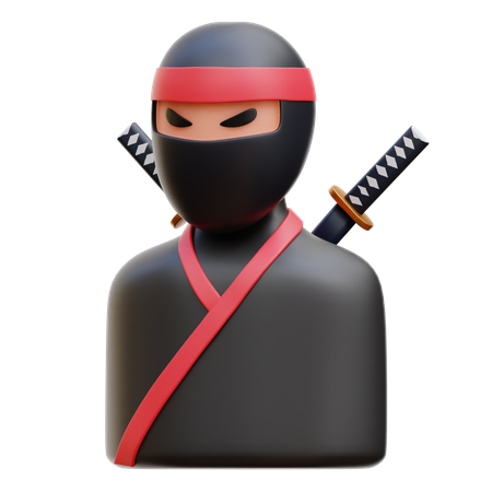 Ninja  3D Icon