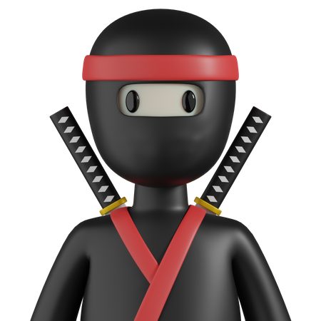 Ninja  3D Icon