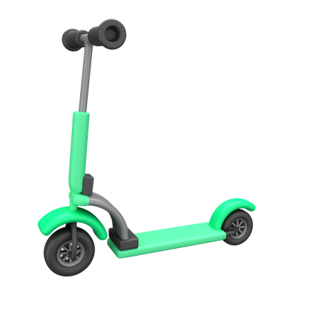 Scooter  3D Illustration