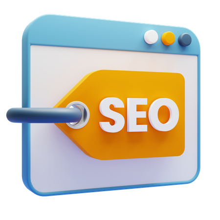 Seo Tag  3D Icon