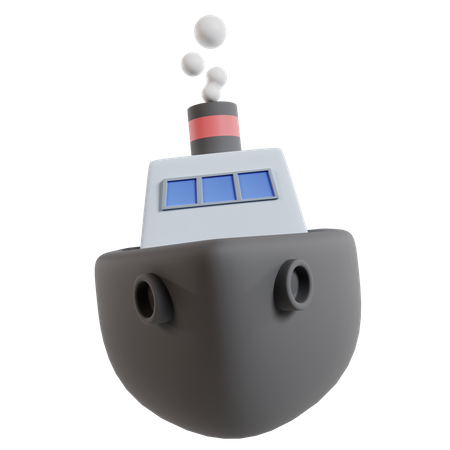 Ship  3D Icon