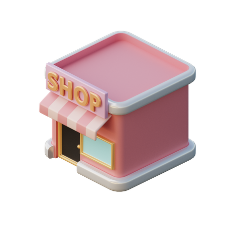 Shop  3D Illustration