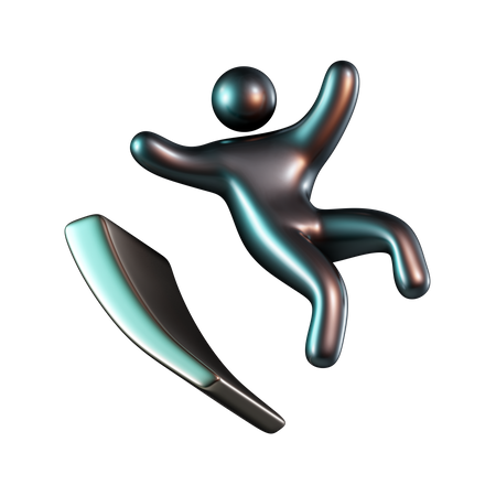 Glisser  3D Icon