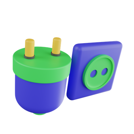 Stecker  3D Icon