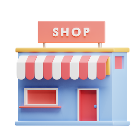 Store  3D Illustration