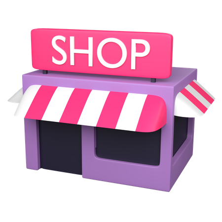 Store  3D Icon