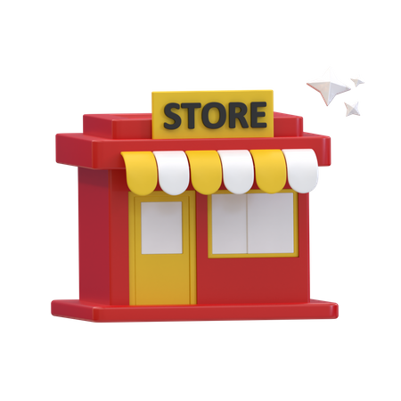 Store  3D Icon