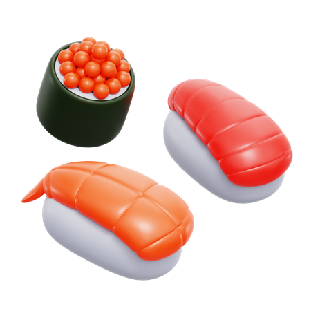 Sushi  3D Icon