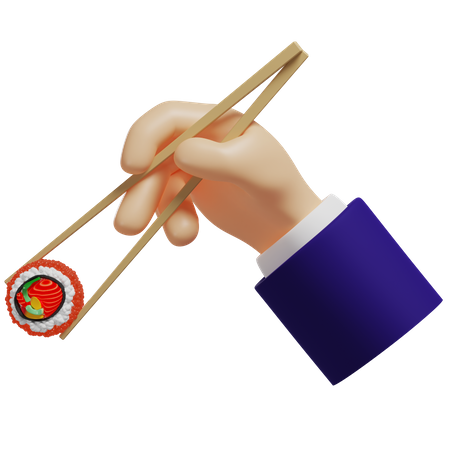 Sushi  3D Illustration