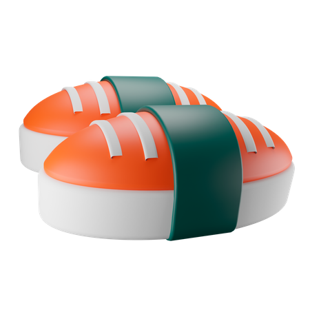 Sushi  3D Illustration