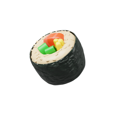 Sushi  3D Illustration