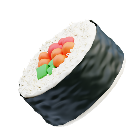 Sushi  3D Icon