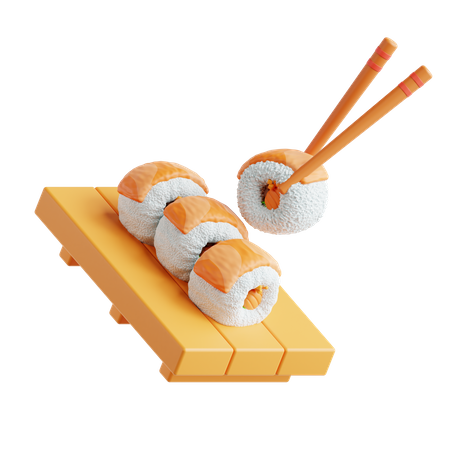 Sushi  3D Icon