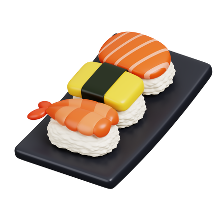 Sushi  3D Icon