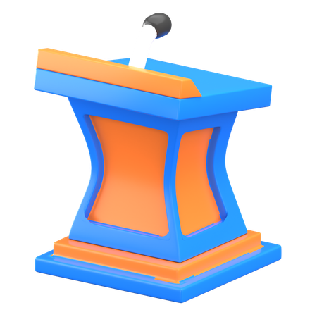 Podium  3D Icon