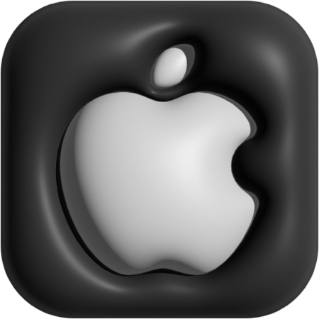 Pomme  3D Icon