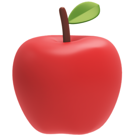 Pomme  3D Illustration