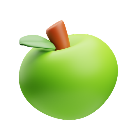 Pomme  3D Illustration