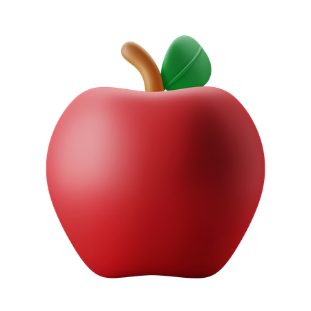 Pomme  3D Icon