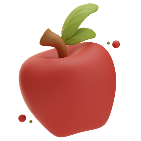 Pomme  3D Icon