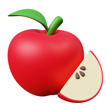 Pomme  3D Icon