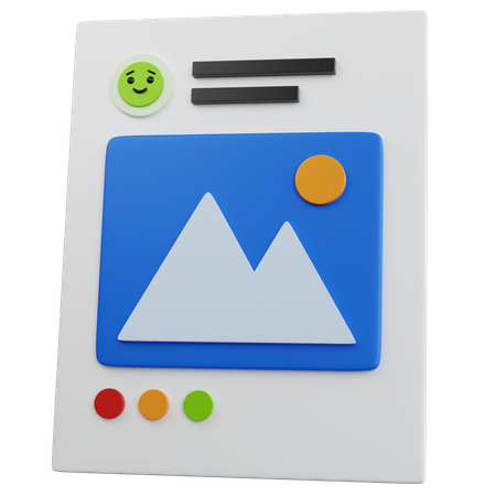 Correo  3D Icon