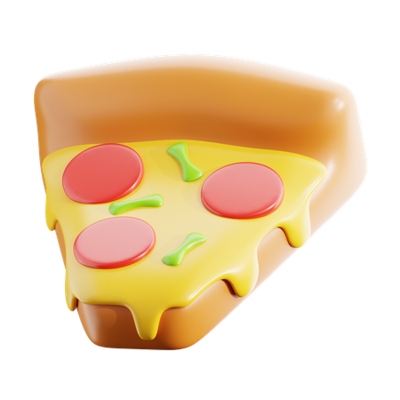 피자  3D Icon