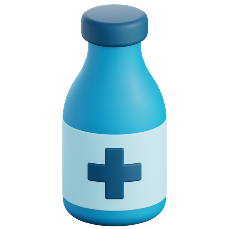 Medicine bottle  3D Icon