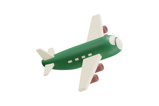 飛行機  3D Icon