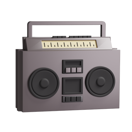 Rádio  3D Illustration