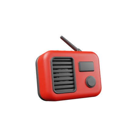 Rádio  3D Illustration